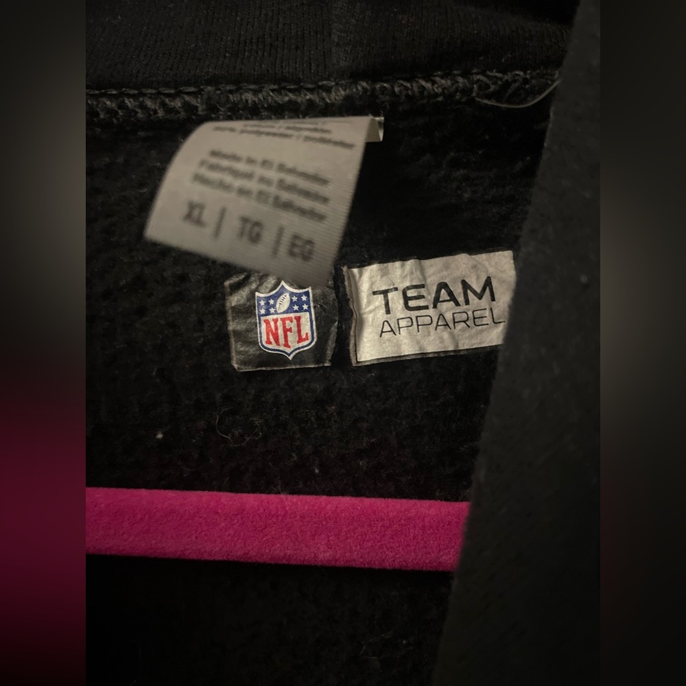 Las Vegas Raiders NFL Team Apparel Men's Thermal Hoodie Size XL - Picture 5 of 6